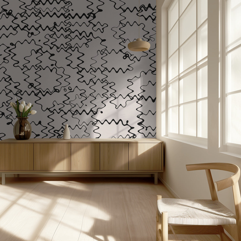 Zigzag Mijmering | Behang