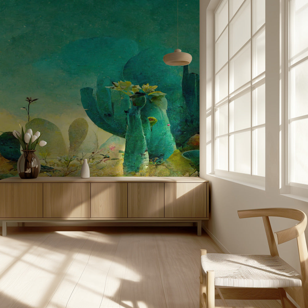 Woestijn Bloomscape | Behang