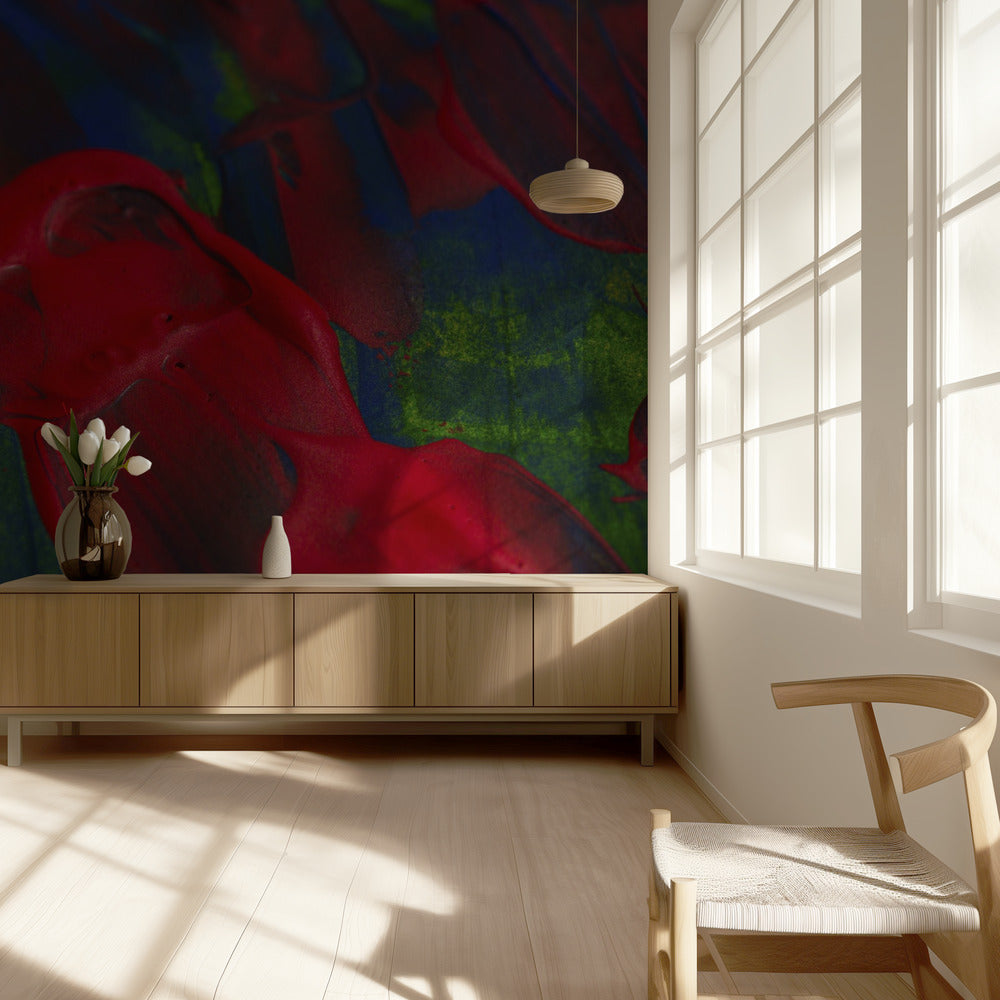 gekleurde verf | Behang