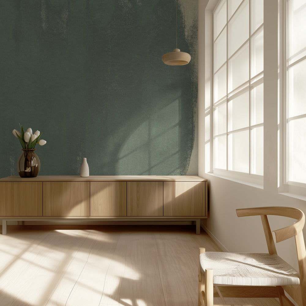 Minimal Abstract Groen 01 | Behang