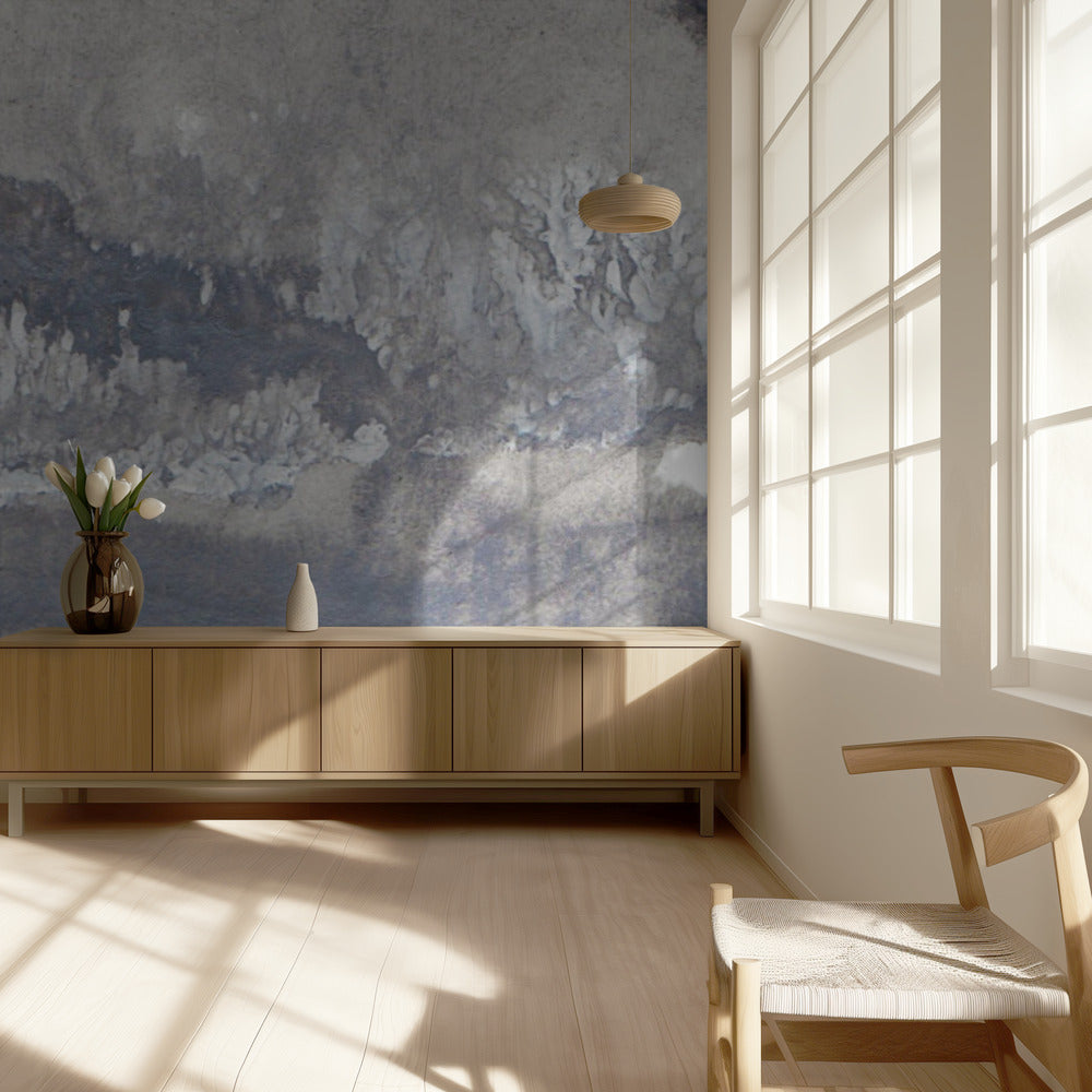 Monochrome golven | Behang