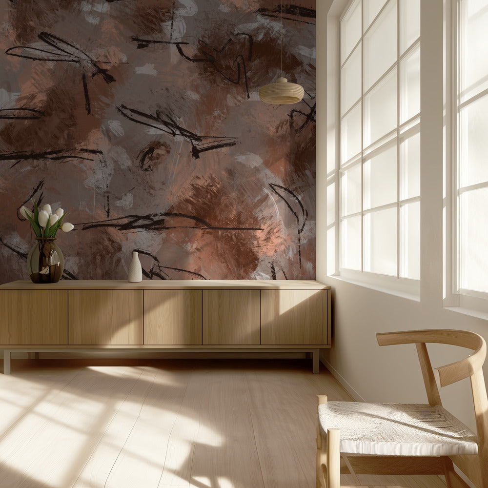 Rustieke fluisteringen | Behang