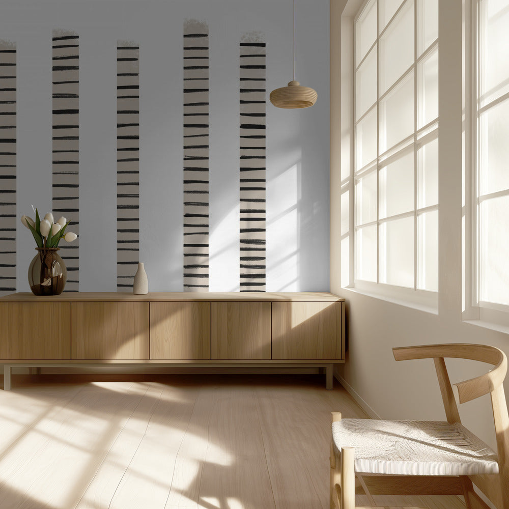 Monochrome Stripes | Wallpaper