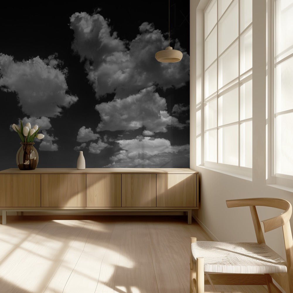 Weg met de wolken | Behang