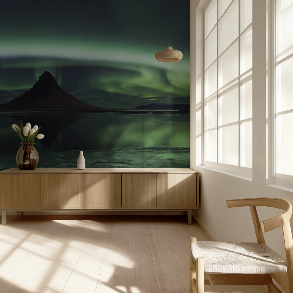 Kirkjufell Aurora | Achtergrond