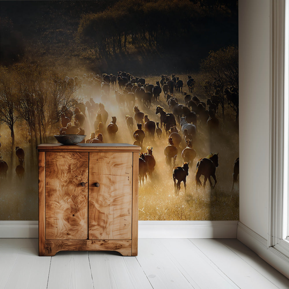 Paarden | Behang