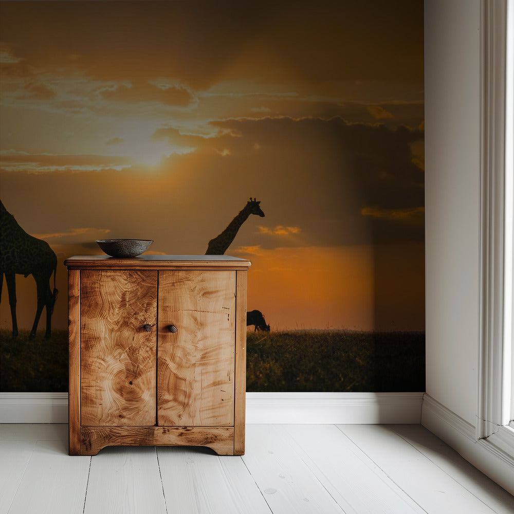 Gouden Afrika | Behang
