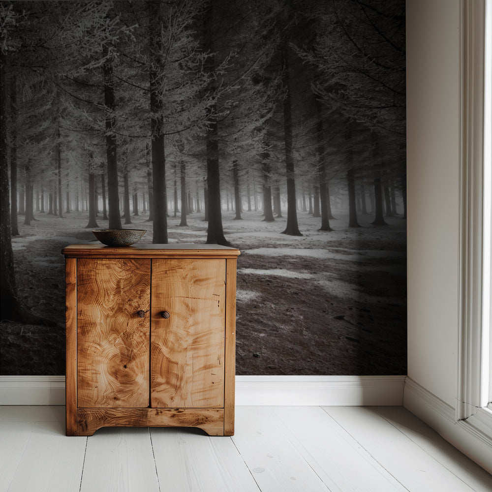 Het begin van de winter | Behang