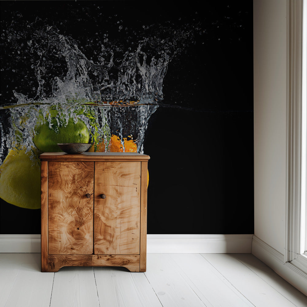 Citrus splash | Behang