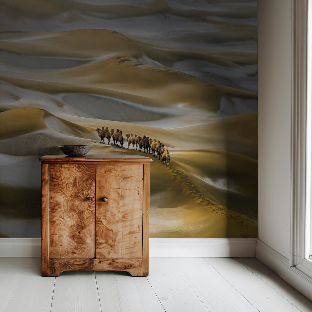 Woestijnwinter | Behang