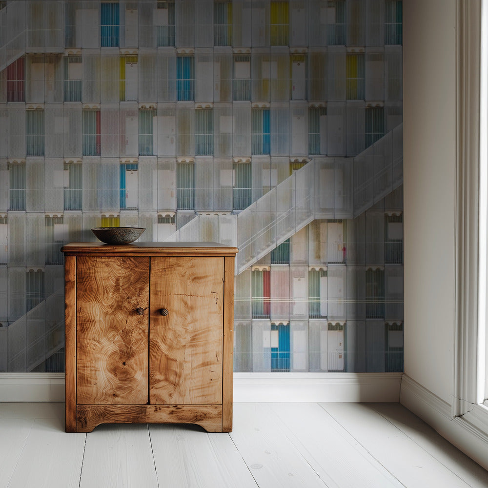 Kleurrijk appartement | Behang