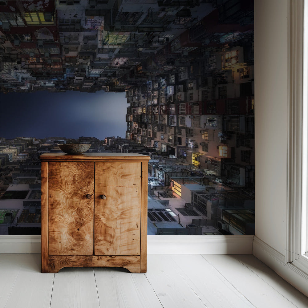 Bijenkorfgebouwen | Behang