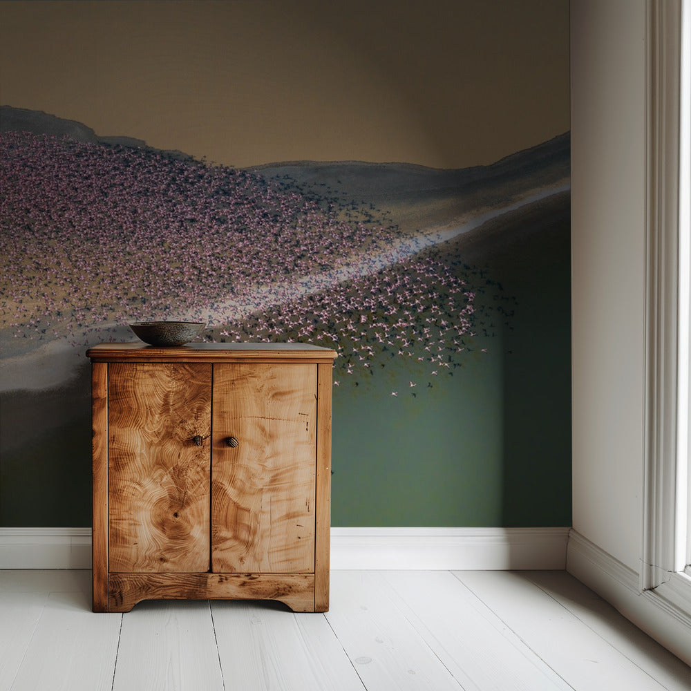 Weg met de wind | Behang