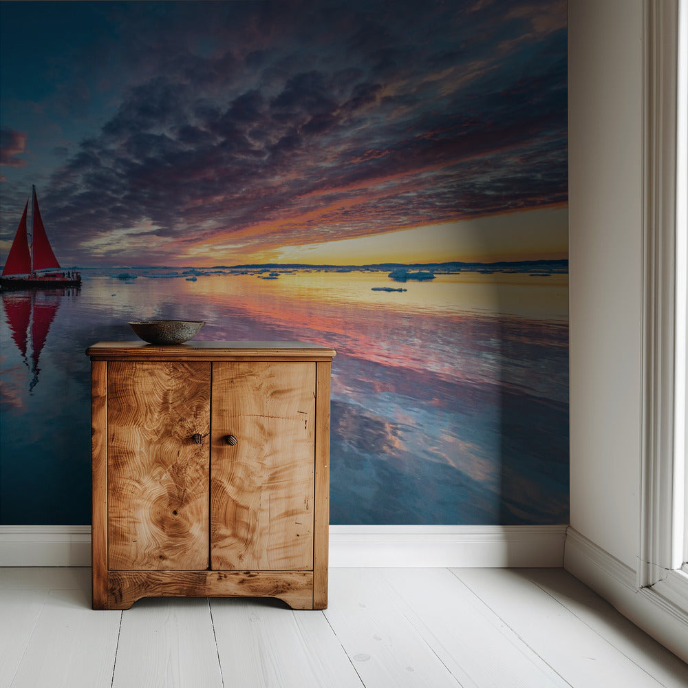 Greenland fire sky | Wallpaper