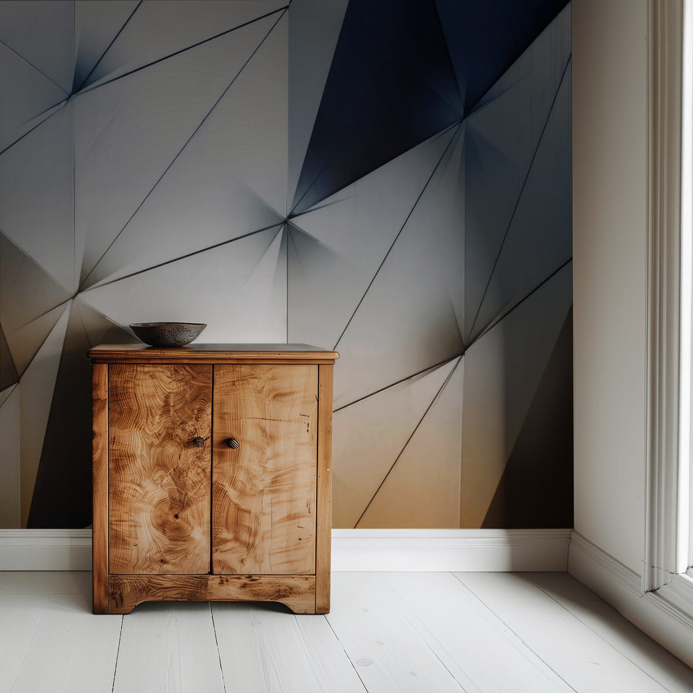 driehoeken kunst | Behang