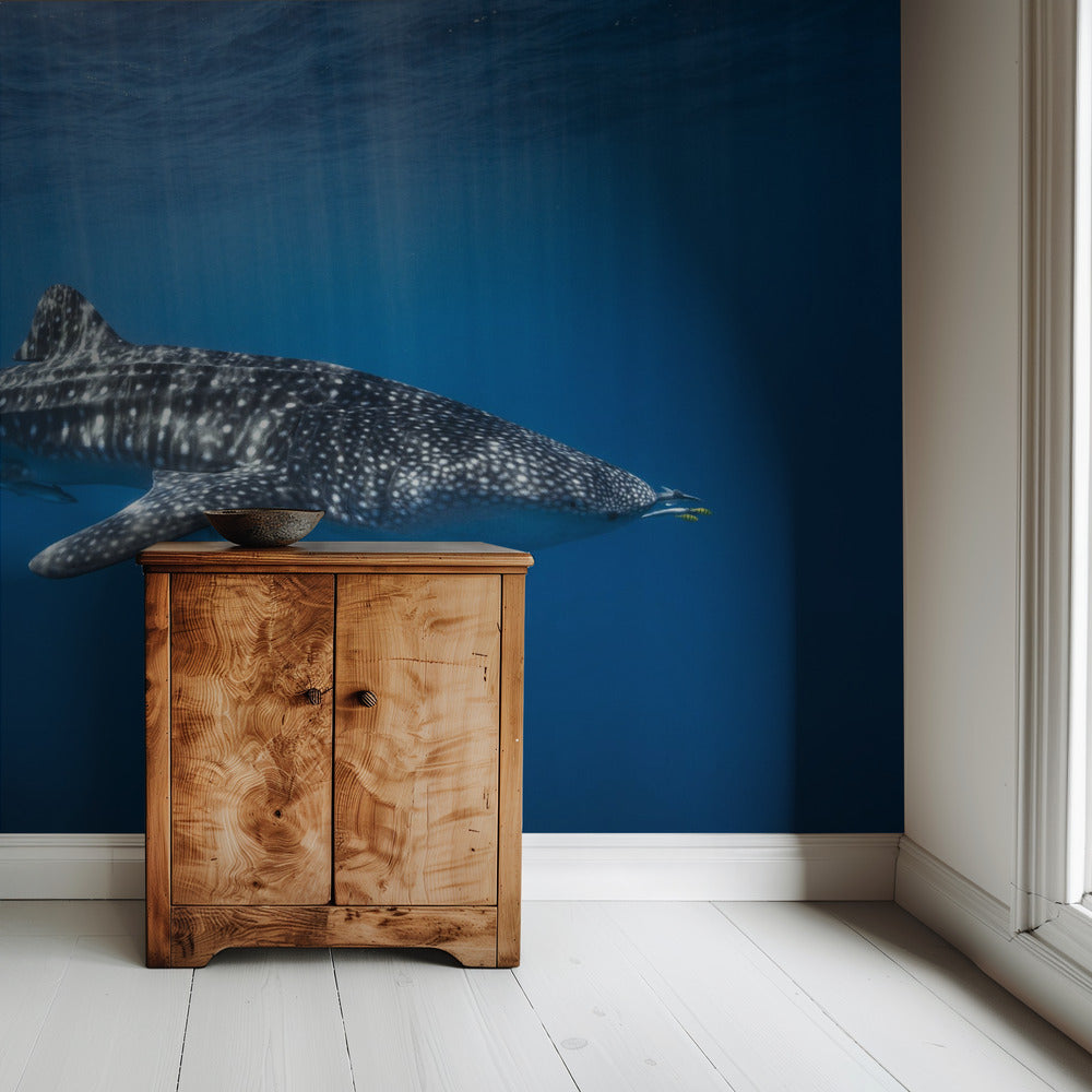Walvishaai in het blauw | Achtergrond