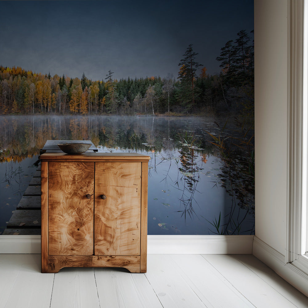 Herfstpier | Behang