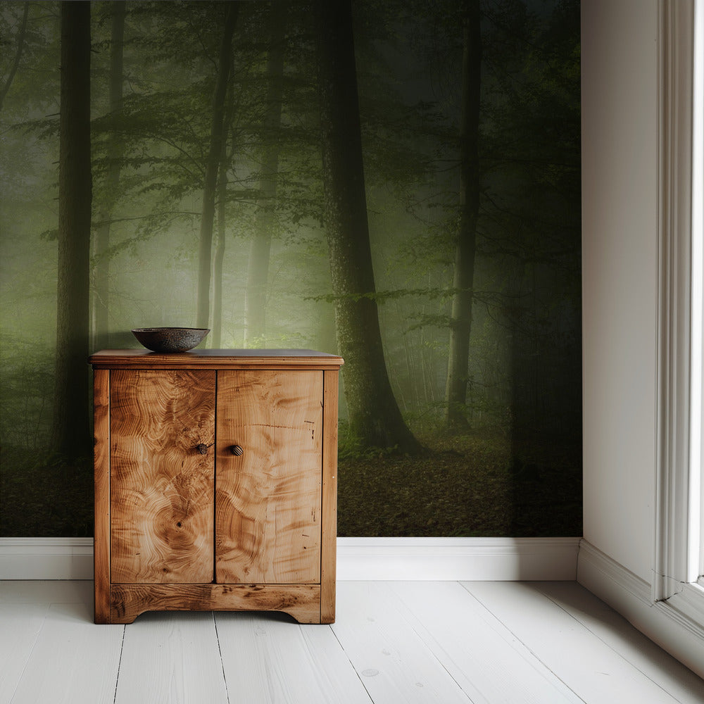 Mysterieuze lentemorgen | Behang