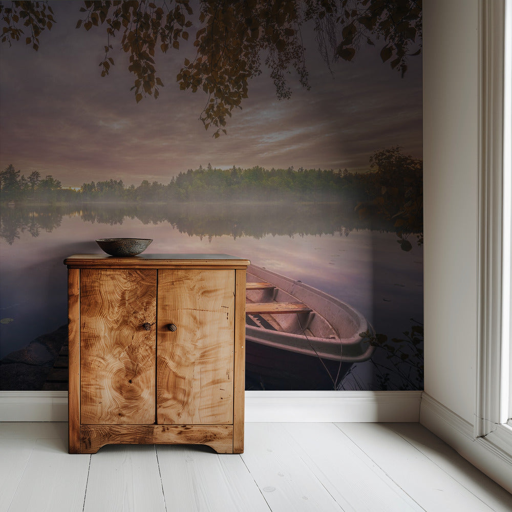 Kleurrijk meer | Behang