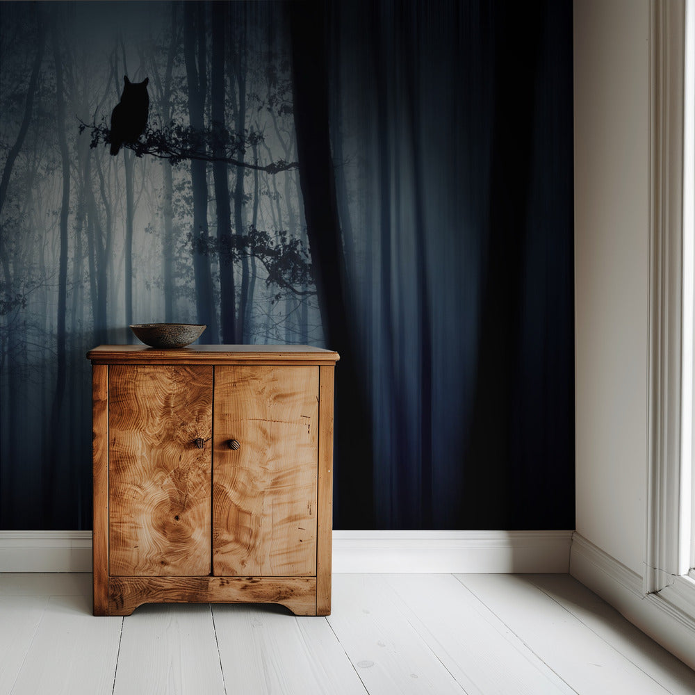 In het bos | Behang
