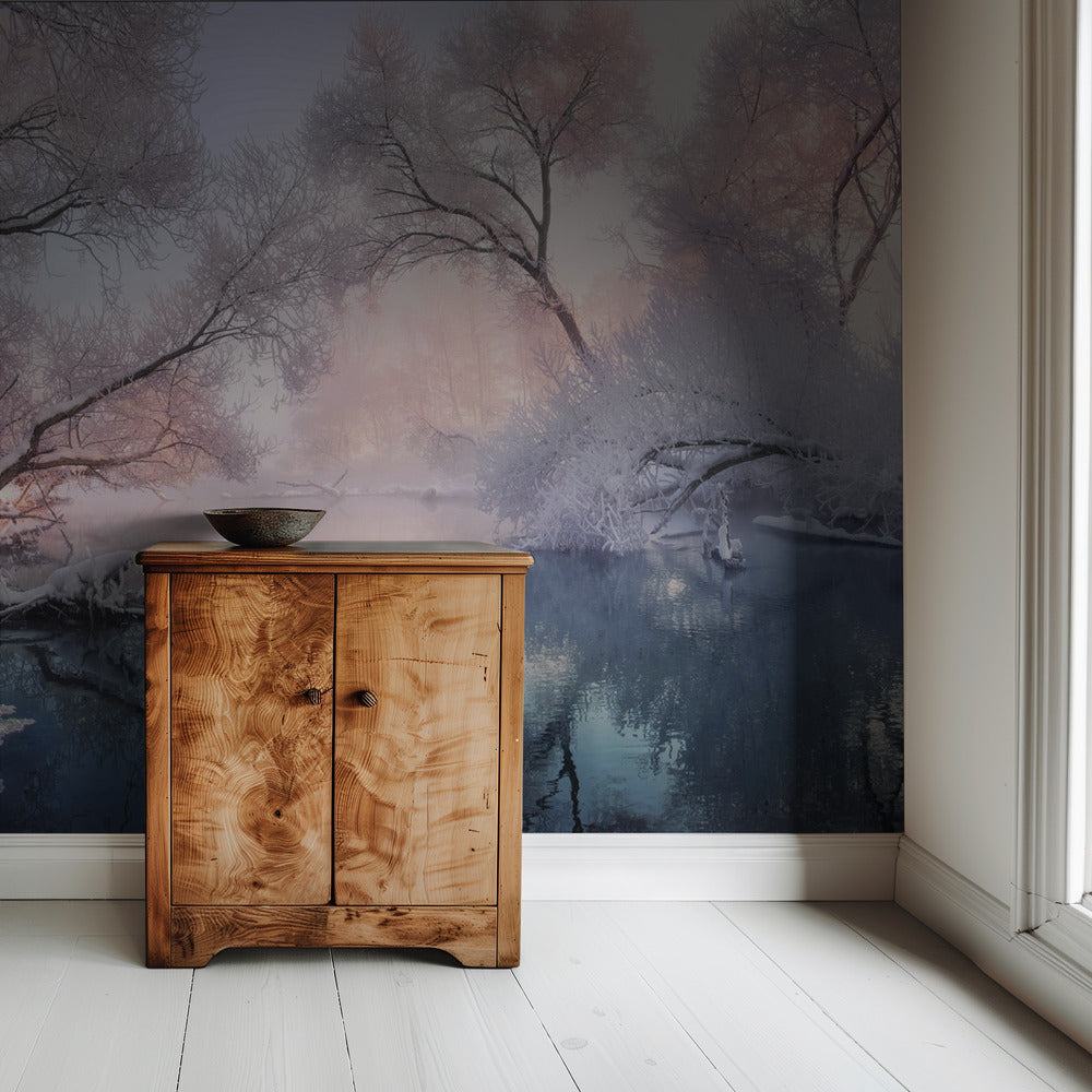 Kerstkant | Behang