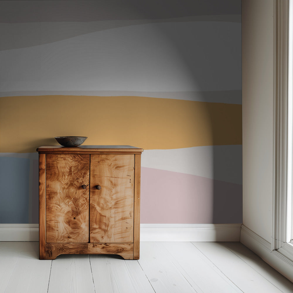 Gelaagde tinten | Behang