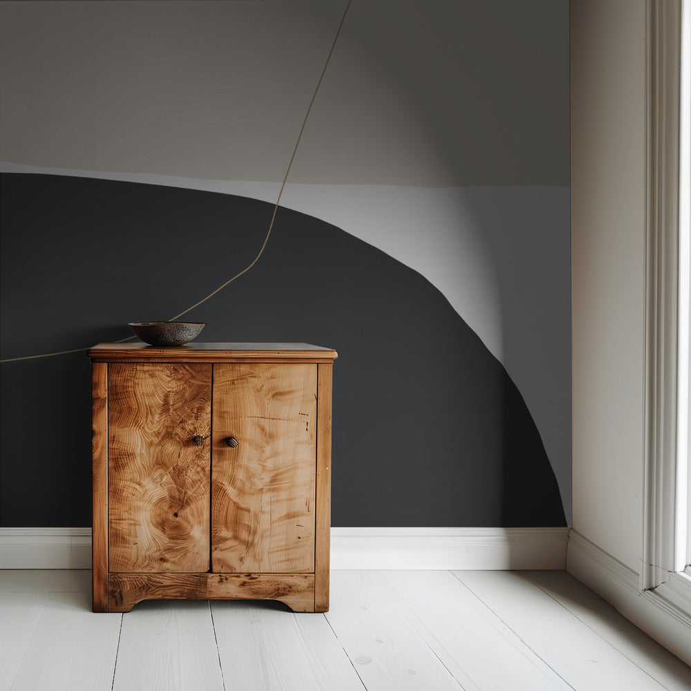 Gebogen Divide | Behang