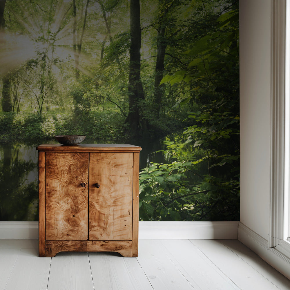 Groen Park | Behang
