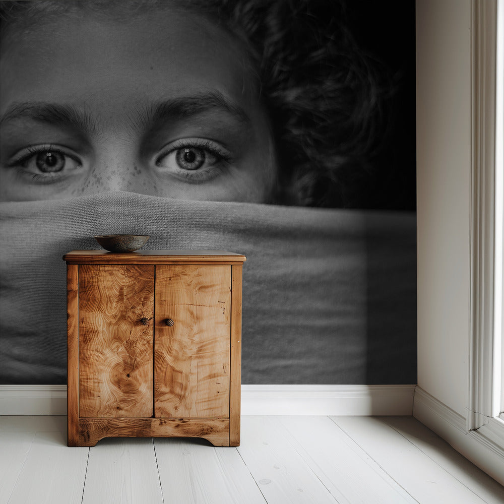 Pratende ogen | Behang