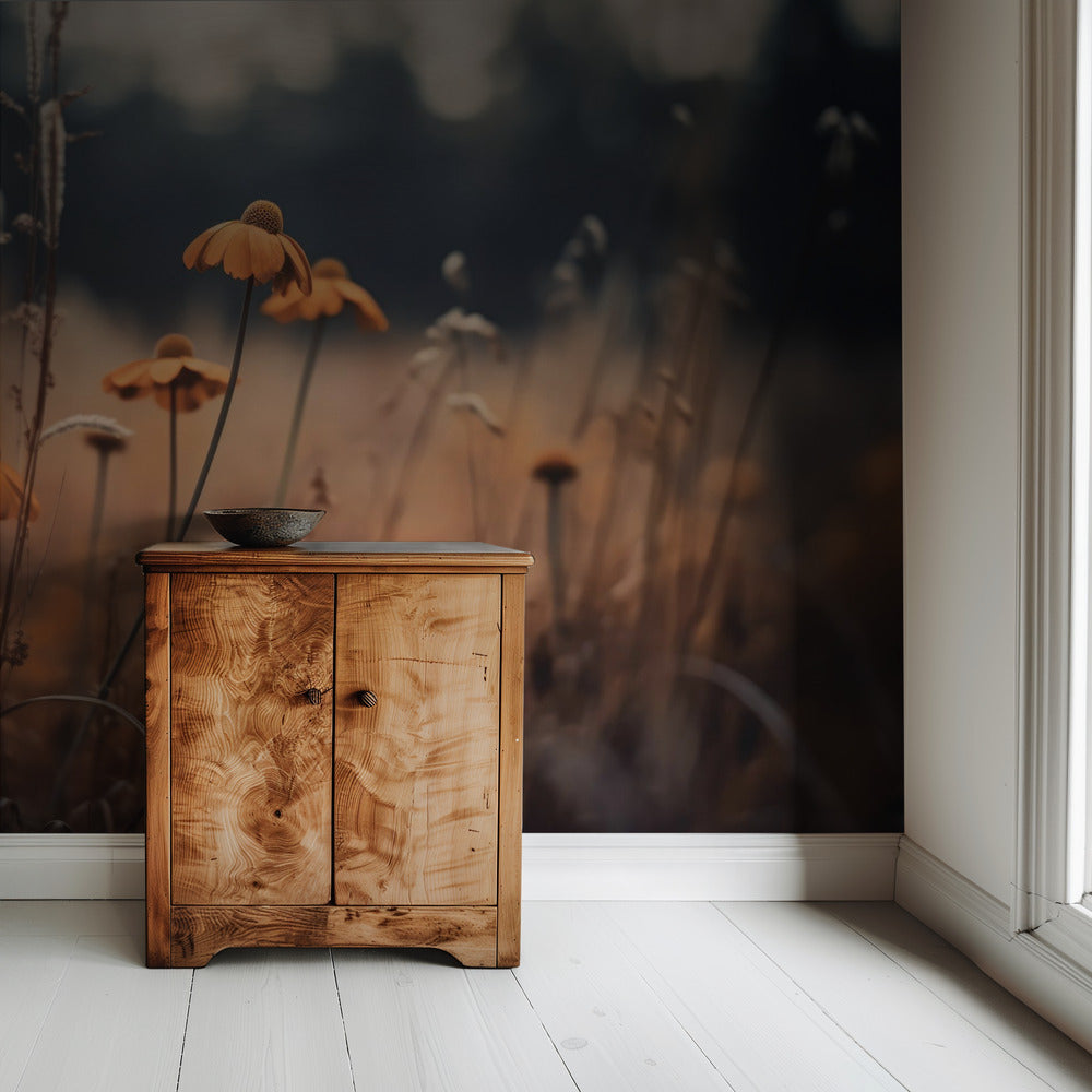 Gouden Bloesemveld | Behang
