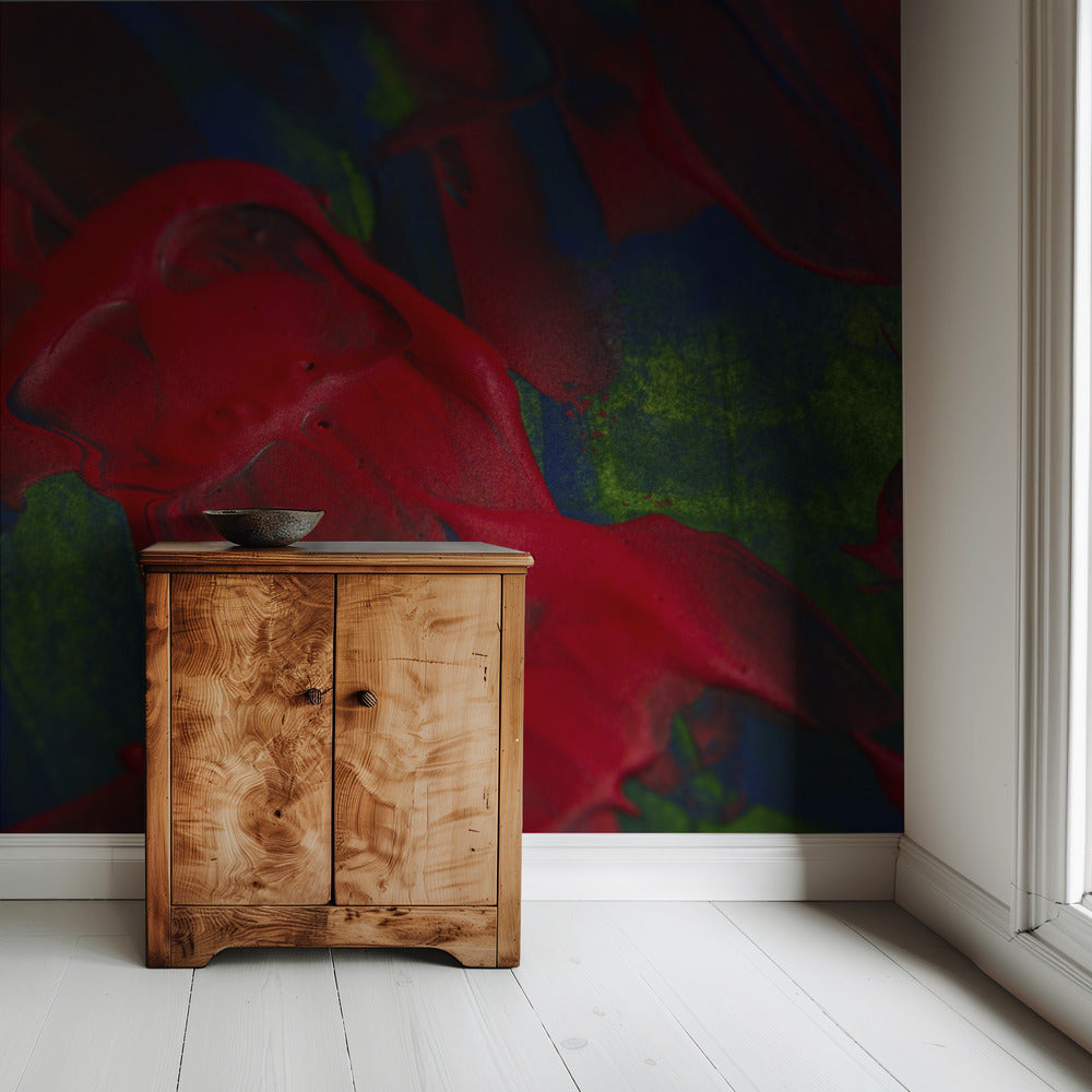 gekleurde verf | Behang