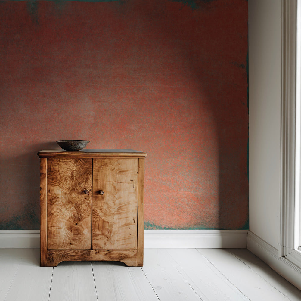 Minimal Abstract Oranje 02 | Behang