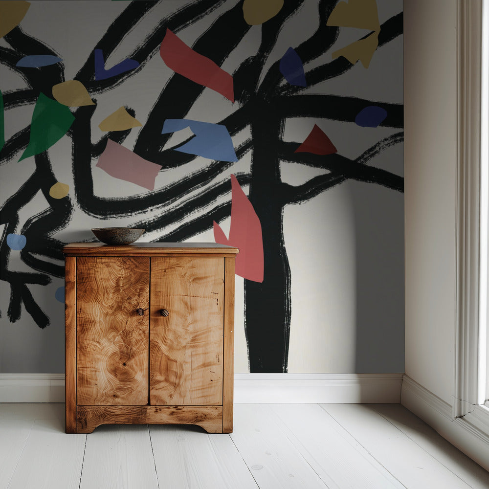 Kleuren in het bos 02 | Behang