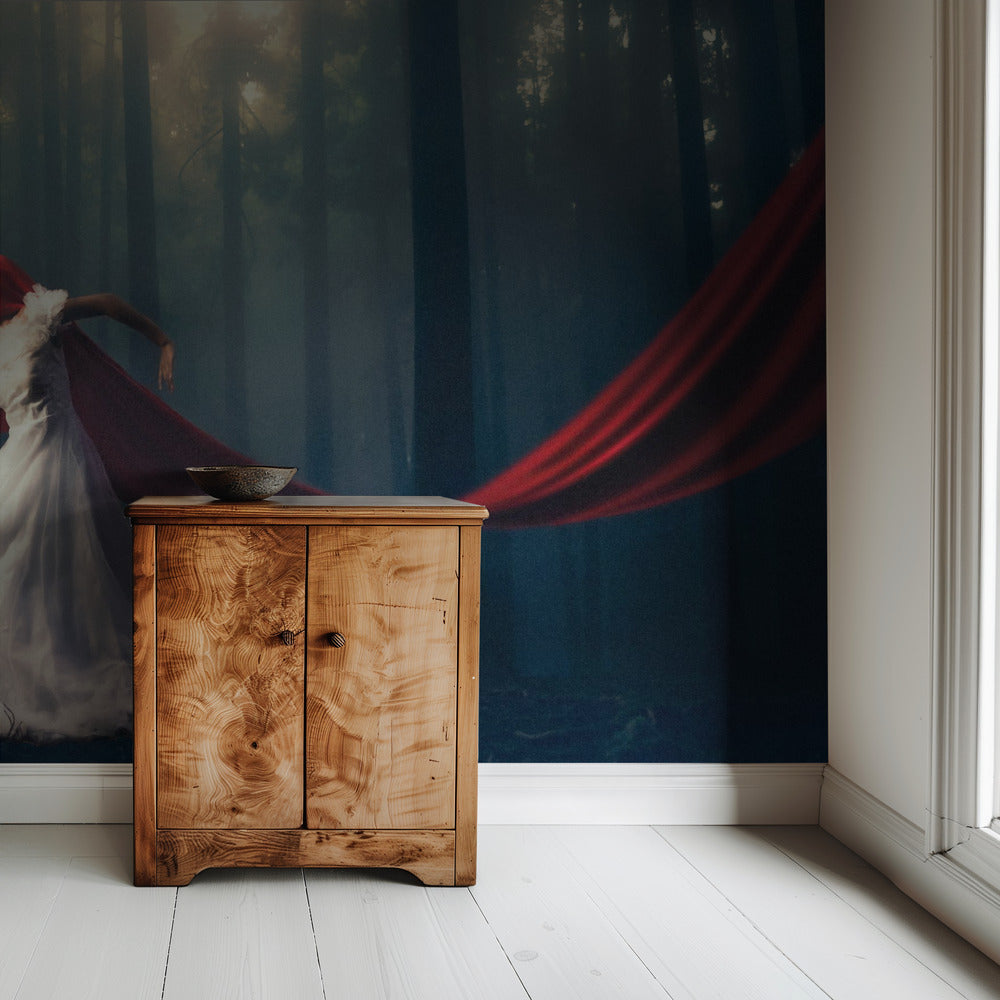 Bosvrouw | Behang