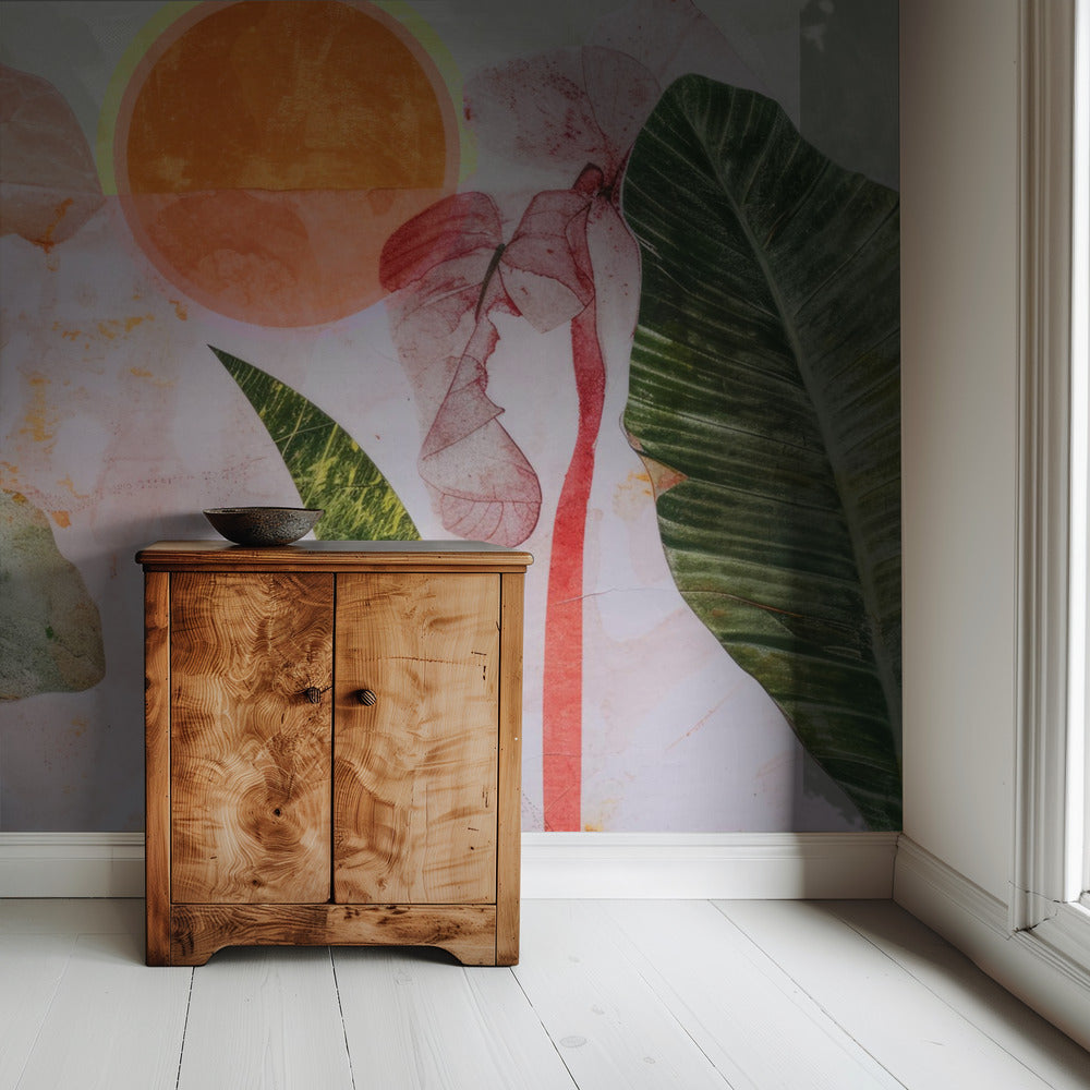Tropische zonsopgang | Behang