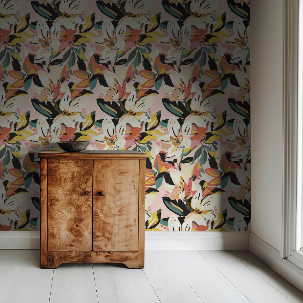 Floral Fusion Bliss | Behang
