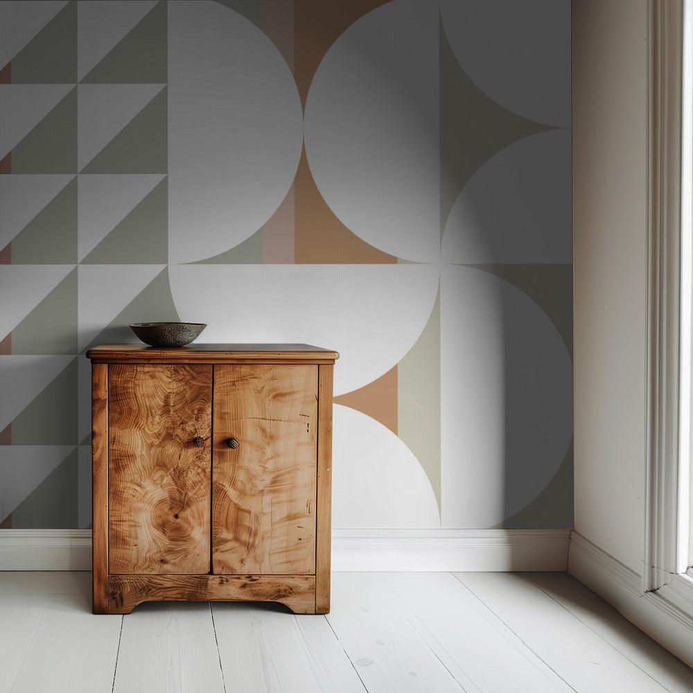 Geo Half nr. 6 | Behang