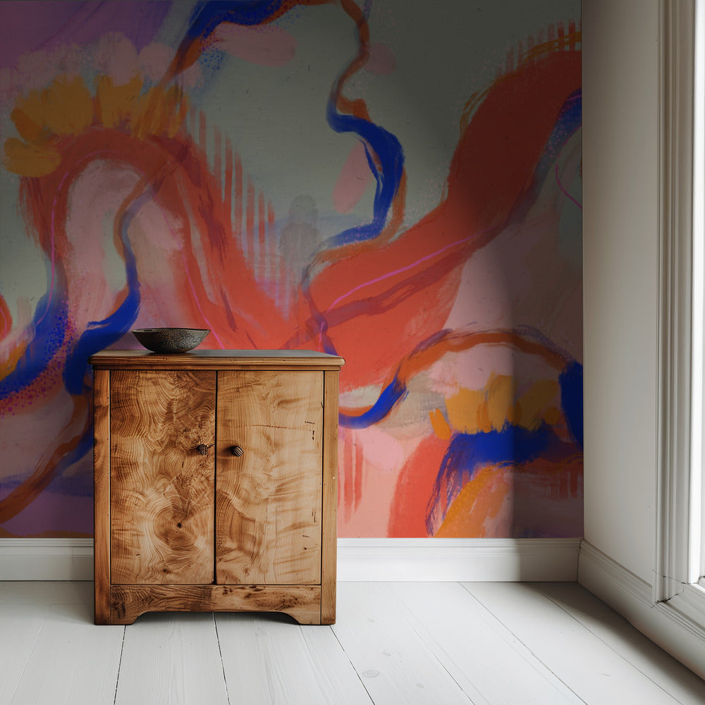 Speels golvenlandschap | Behang