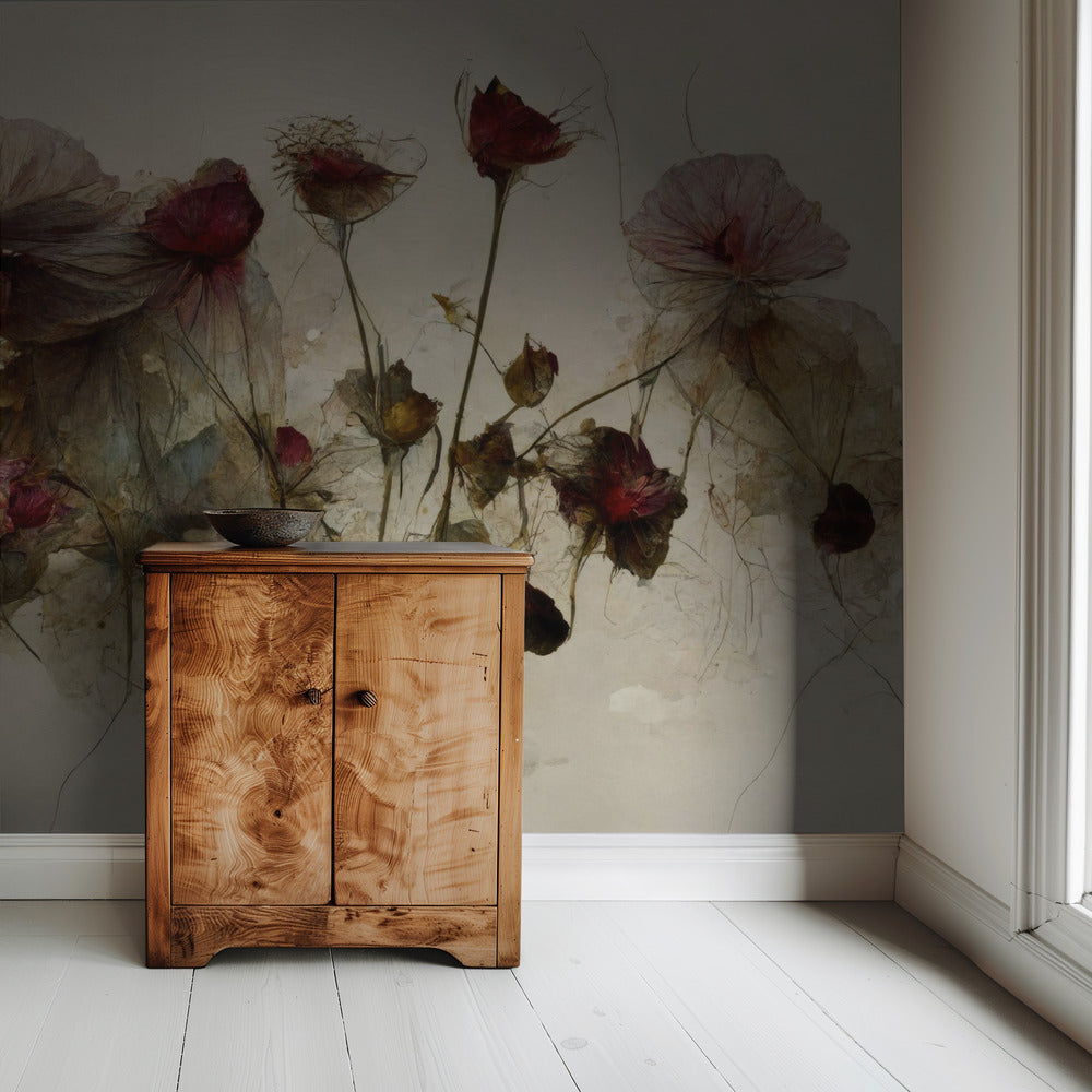 Gefluister van bloemblaadjes | Behang