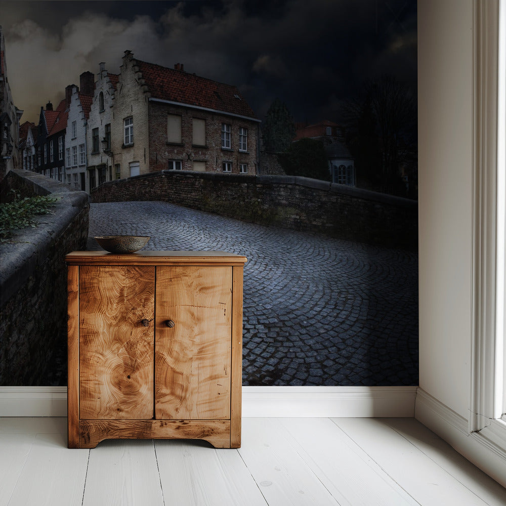 een avond in Brugge | Behang