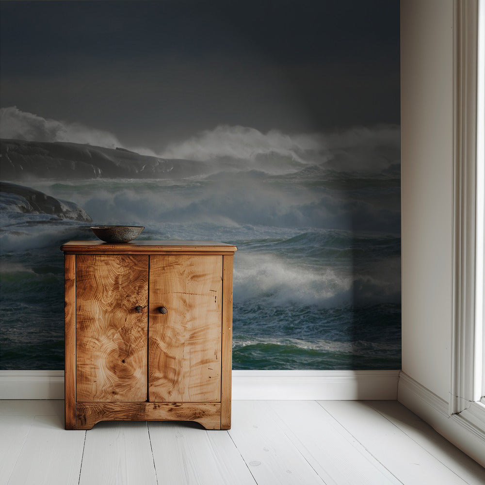 In de bescherming van een vuurtoren | Behang