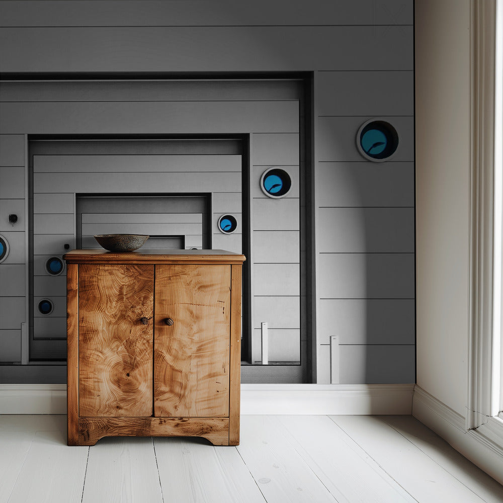 blauw verlangen | Behang