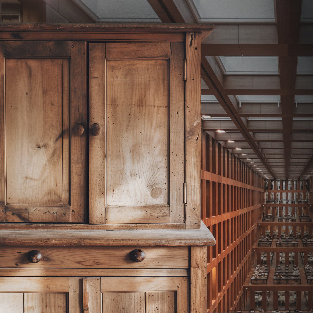 Bibliotheek in Berlijn. | Behang