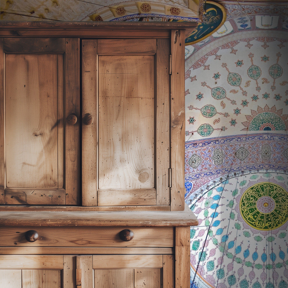 De Blauwe Moskee – De Sultan Ahmed Moskee. Zuilen en hoofdkoepels. Istanbul. Turkije © Nora de Ang | Wallpaper