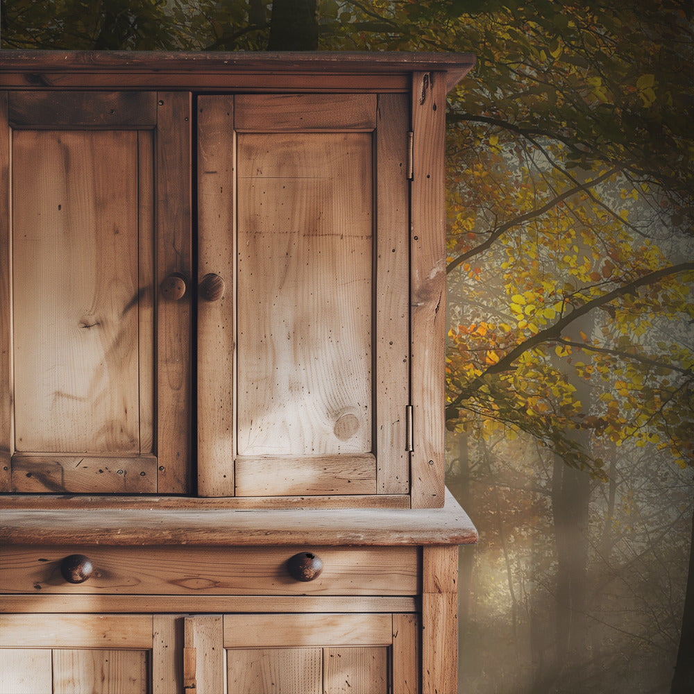 De lichten van het bos | Behang