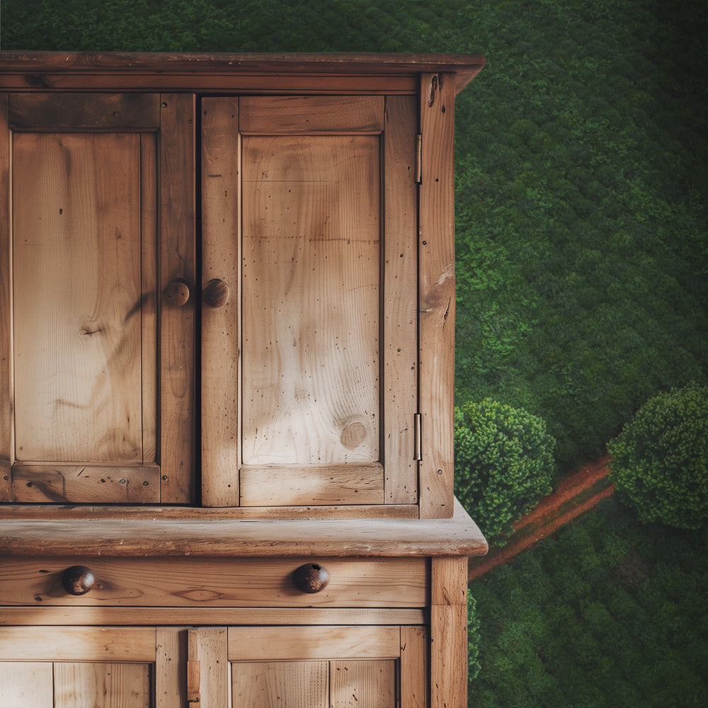 Groene Parels | Behang