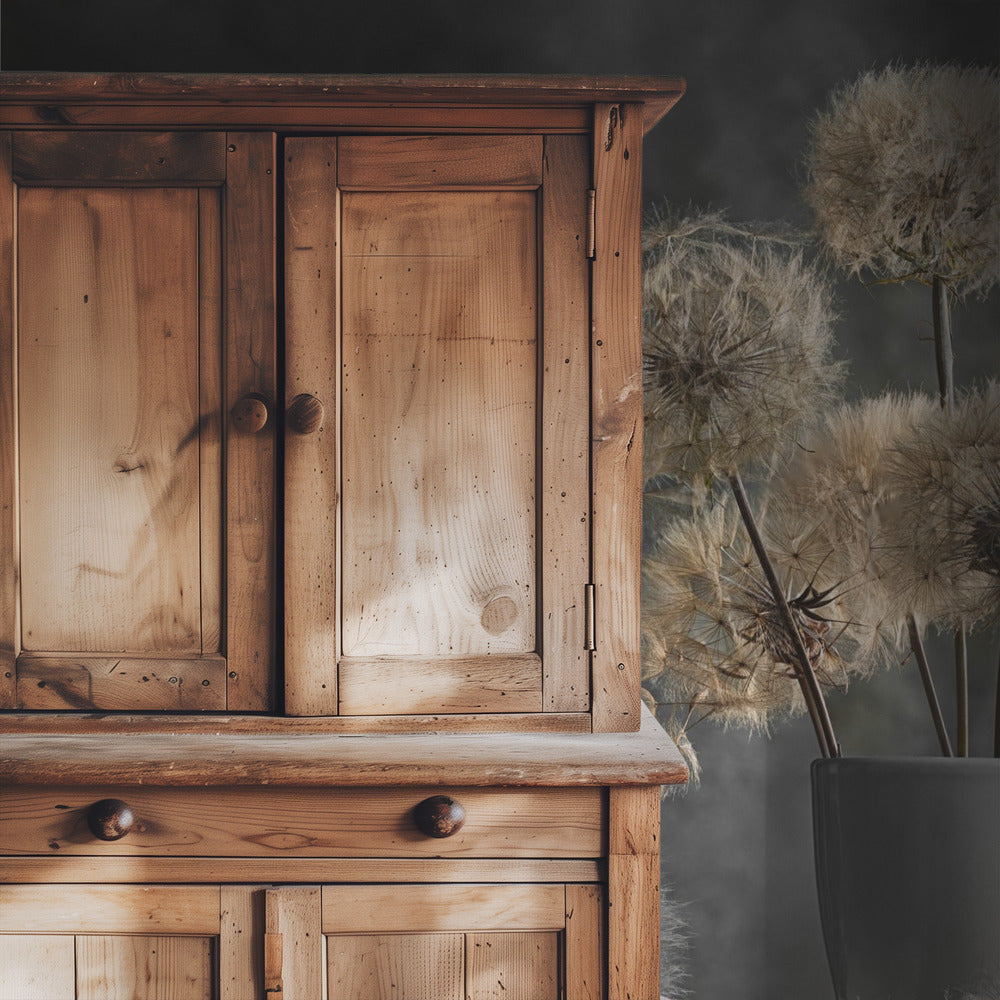 Paardenbloemzaadpeul | Behang