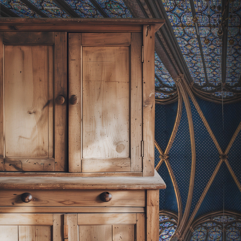Ode aan glas-in-lood | Behang
