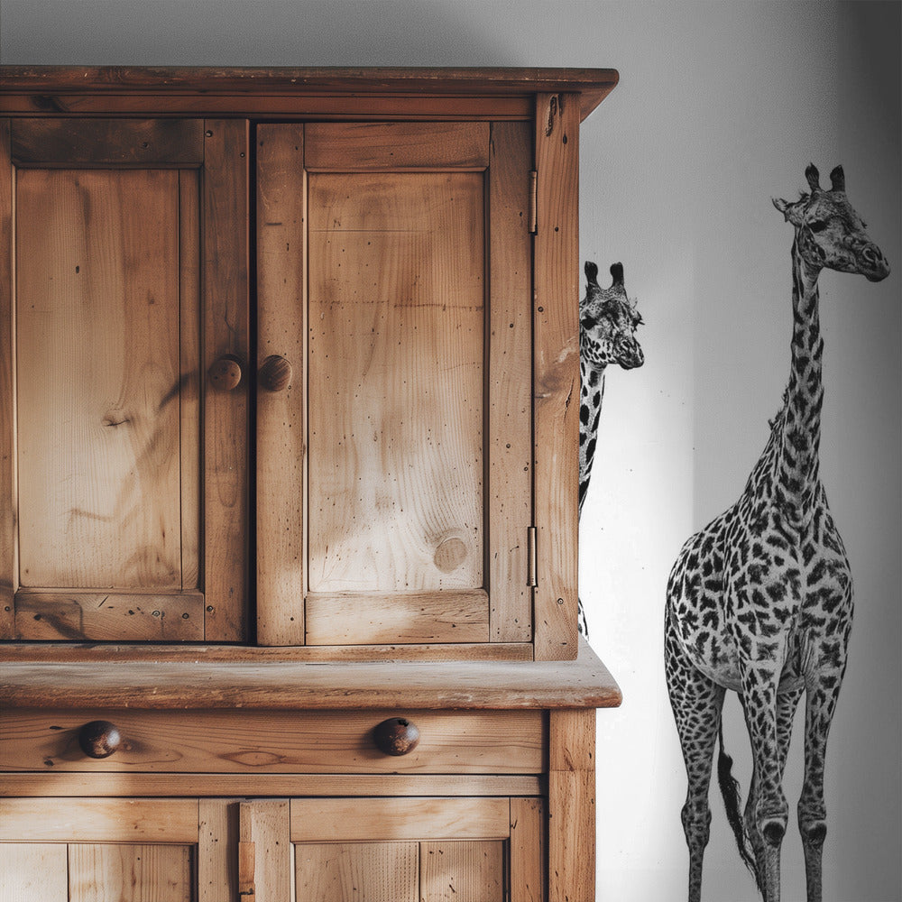 Giraffes in the Mara plains | Wallpaper