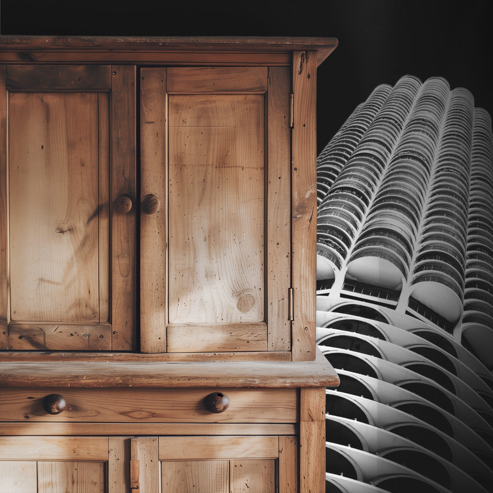 Marina City (Maïskolf) | Behang